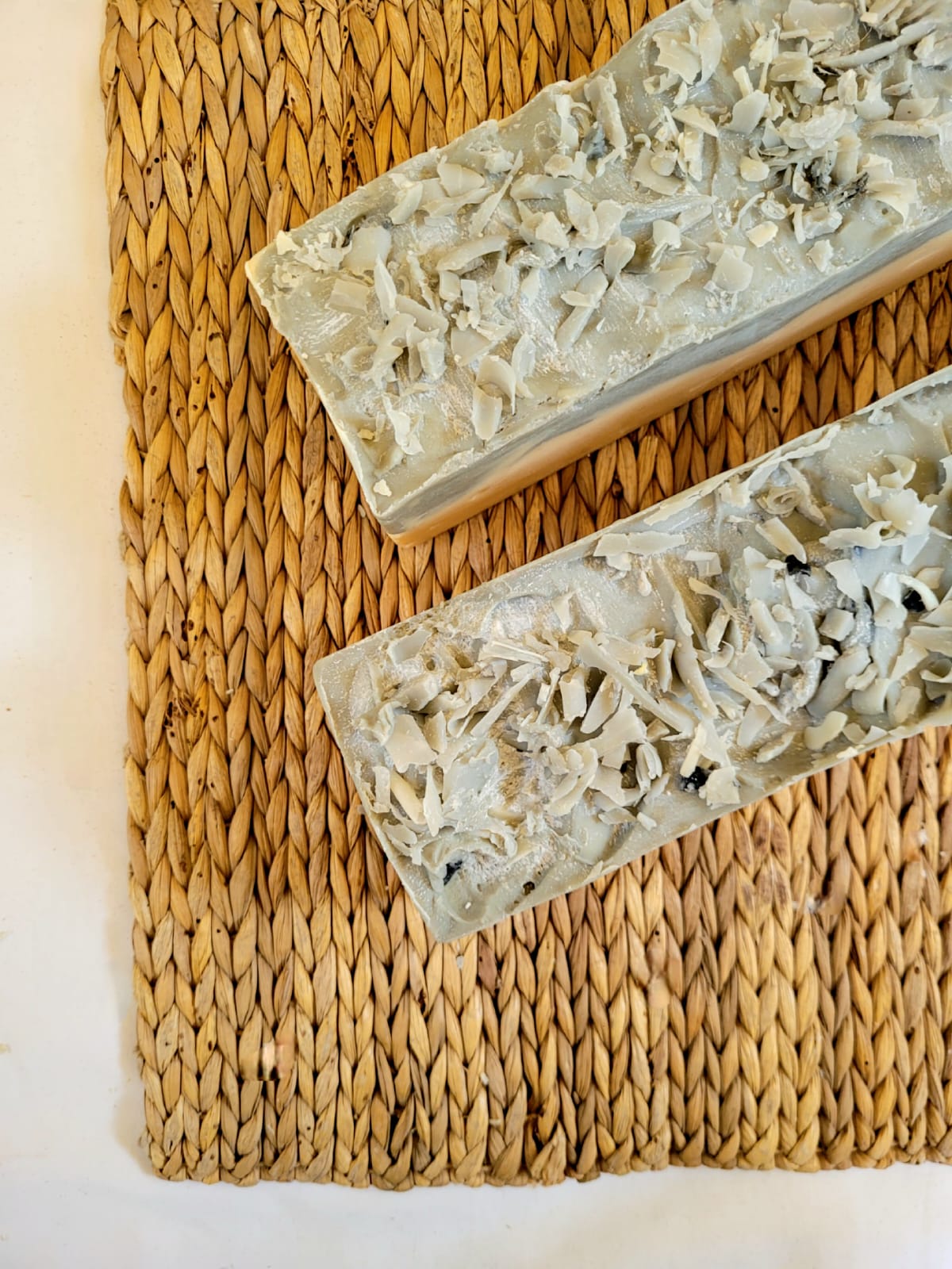 Charcoal+turmeric soap loaf